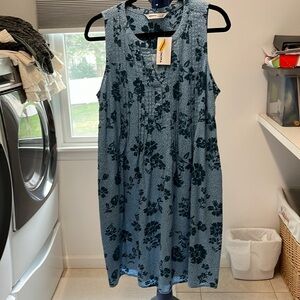 Sonoma blue dress. Never worn. Size medium